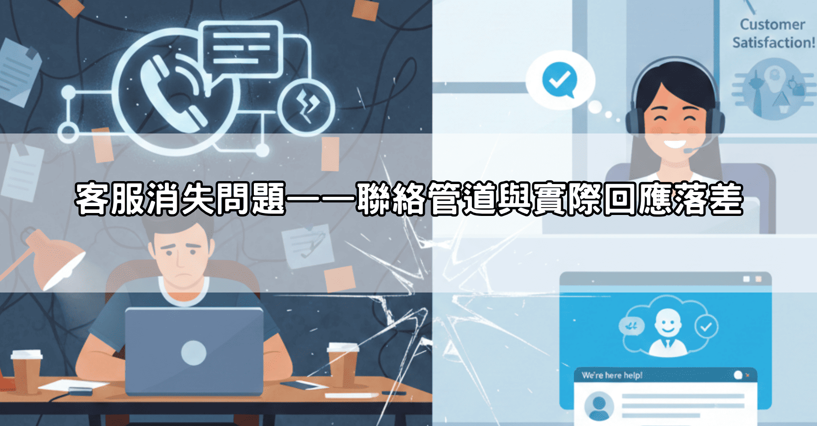客服消失問題——聯絡管道與實際回應落差
